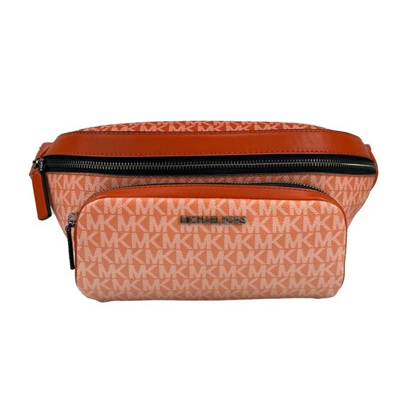 NEW Michael Kors Cooper Belt Bag Fanny Pack Red Clay Sling Backpack UNISEX